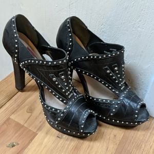 Chunky heels from saks